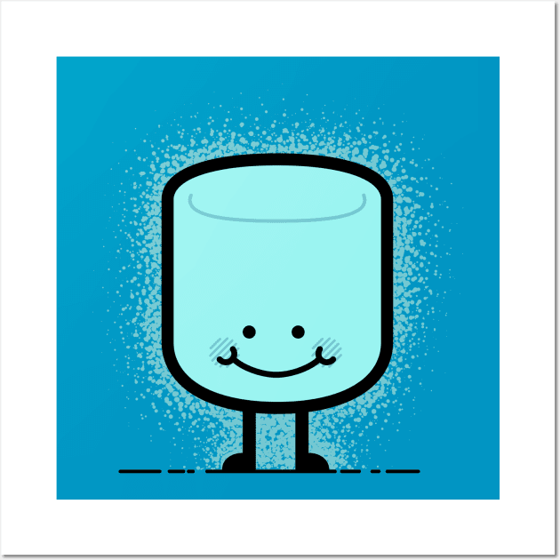 Mr Marshmallow Wall Art by reddprime